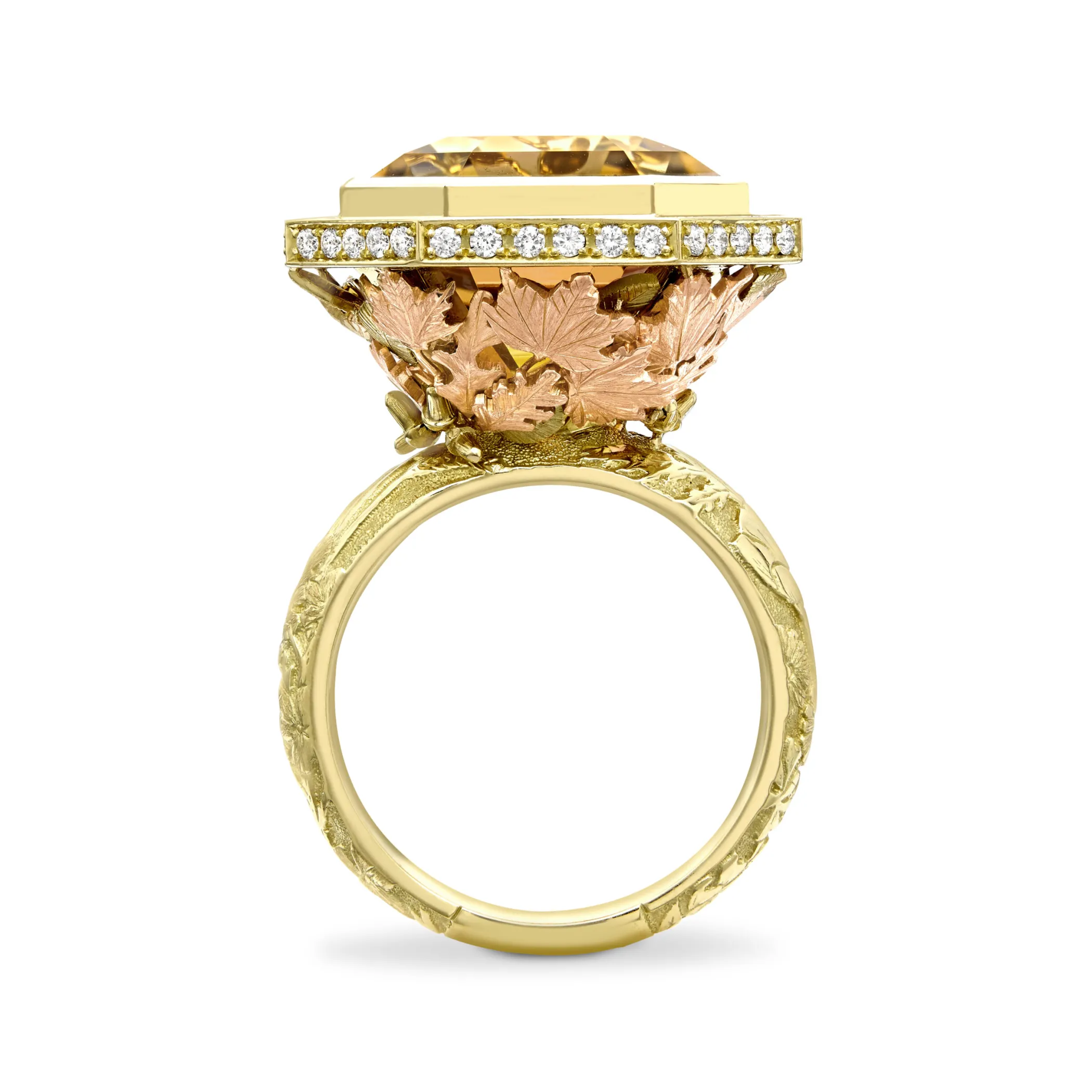 Theo Fennell Jewellery | One Off Pieces*Autumn Tourmaline & Diamond Floribunda Ring