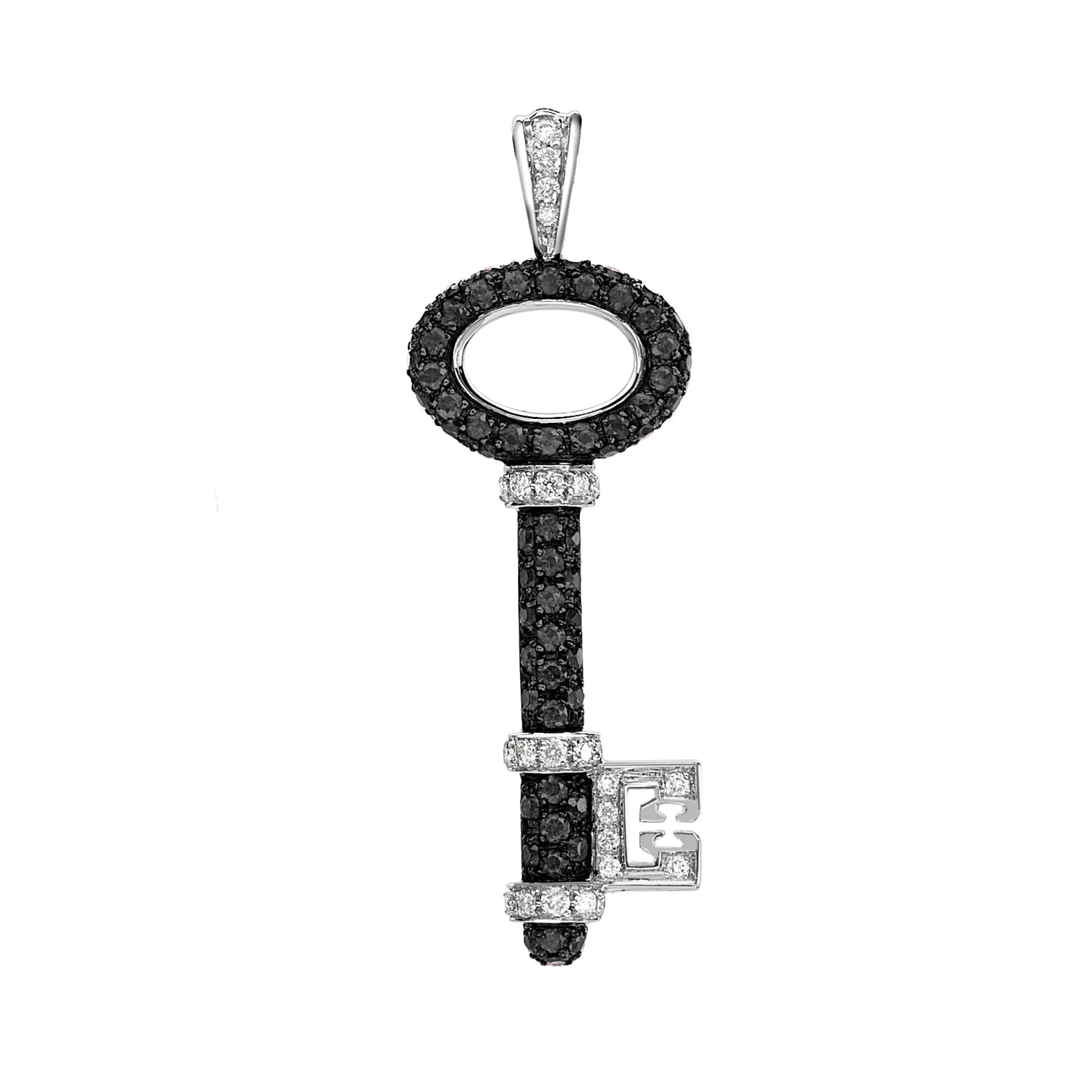 Theo Fennell Jewellery | Pendants*Baby Black Diamond Key Pendant