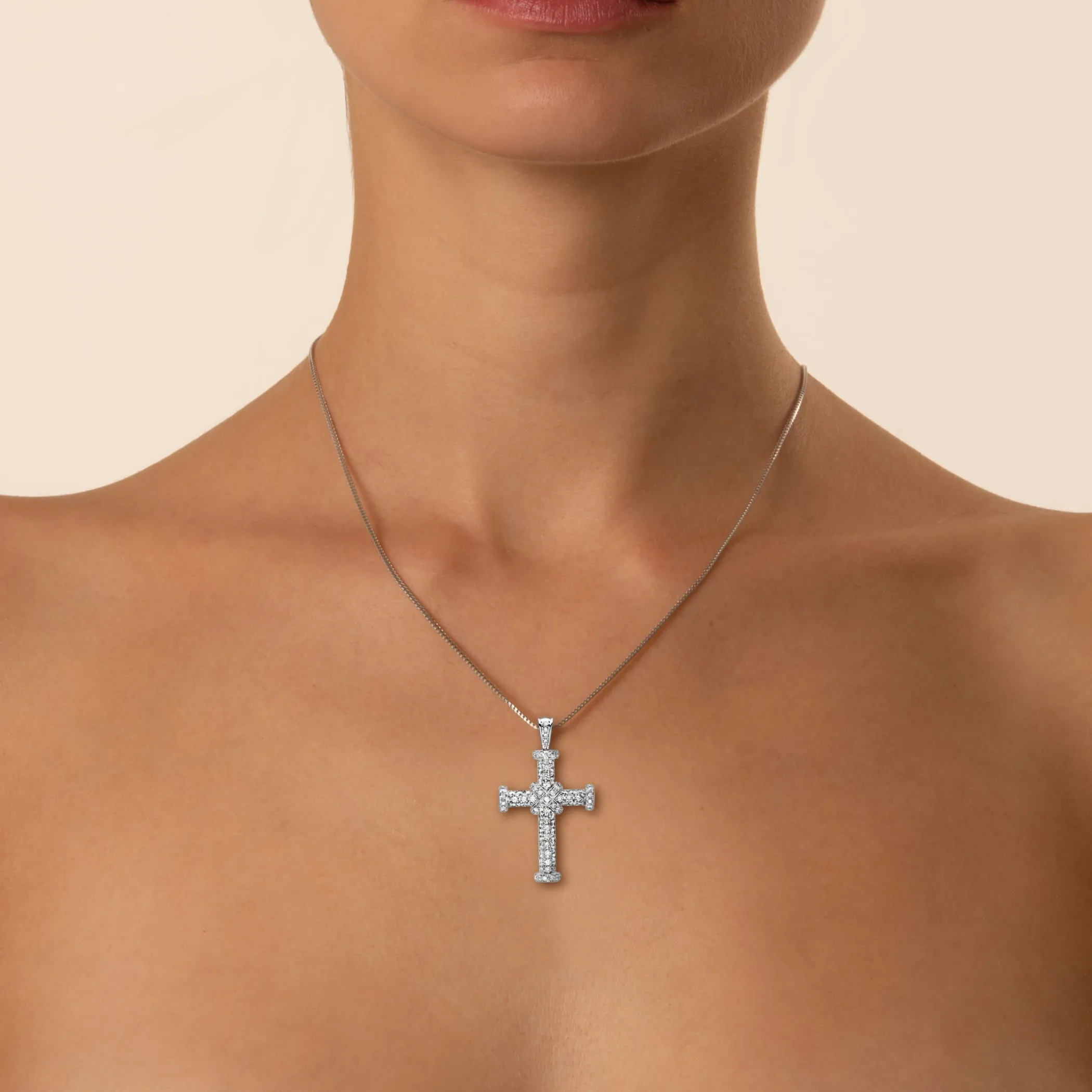 Theo Fennell Jewellery | Pendants*Baby Diamond Cross Pendant