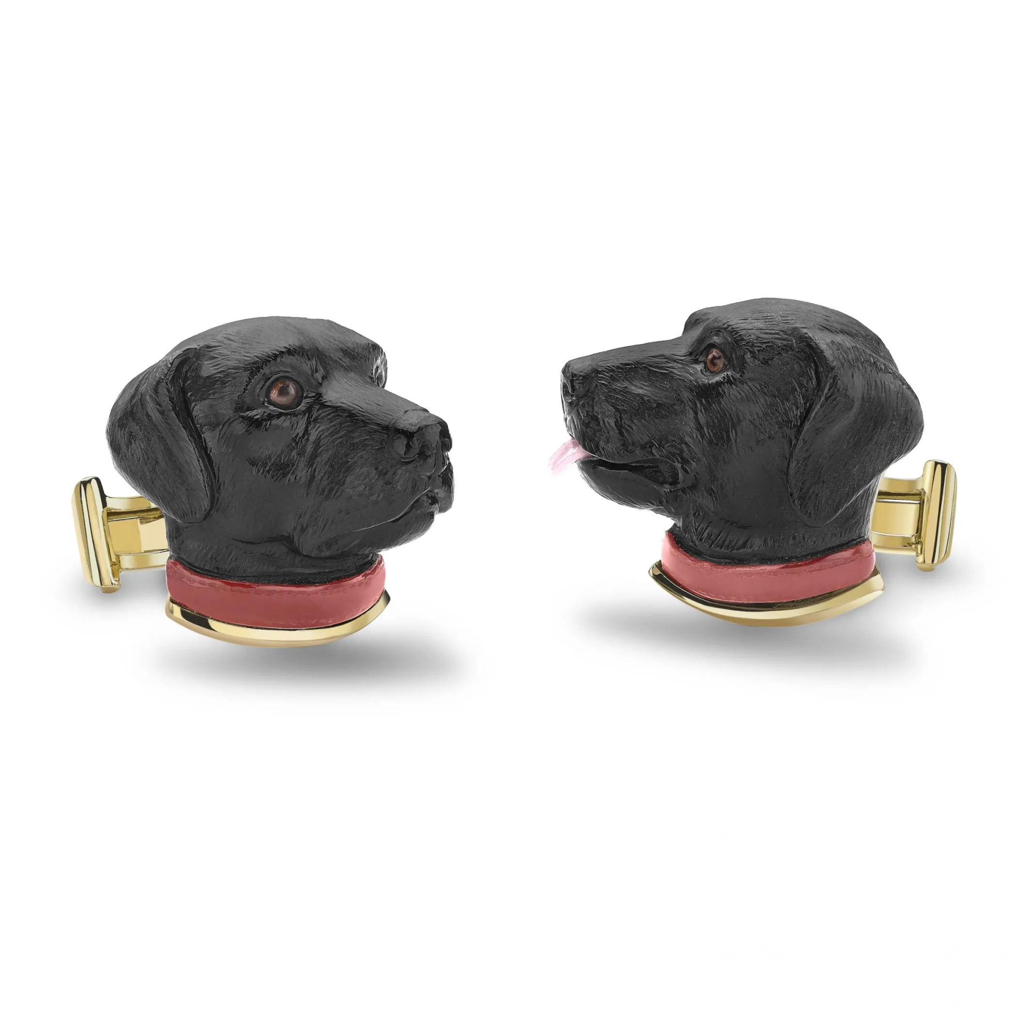 Theo Fennell Silverware | Jewellery*Carved Black Labrador Cufflinks