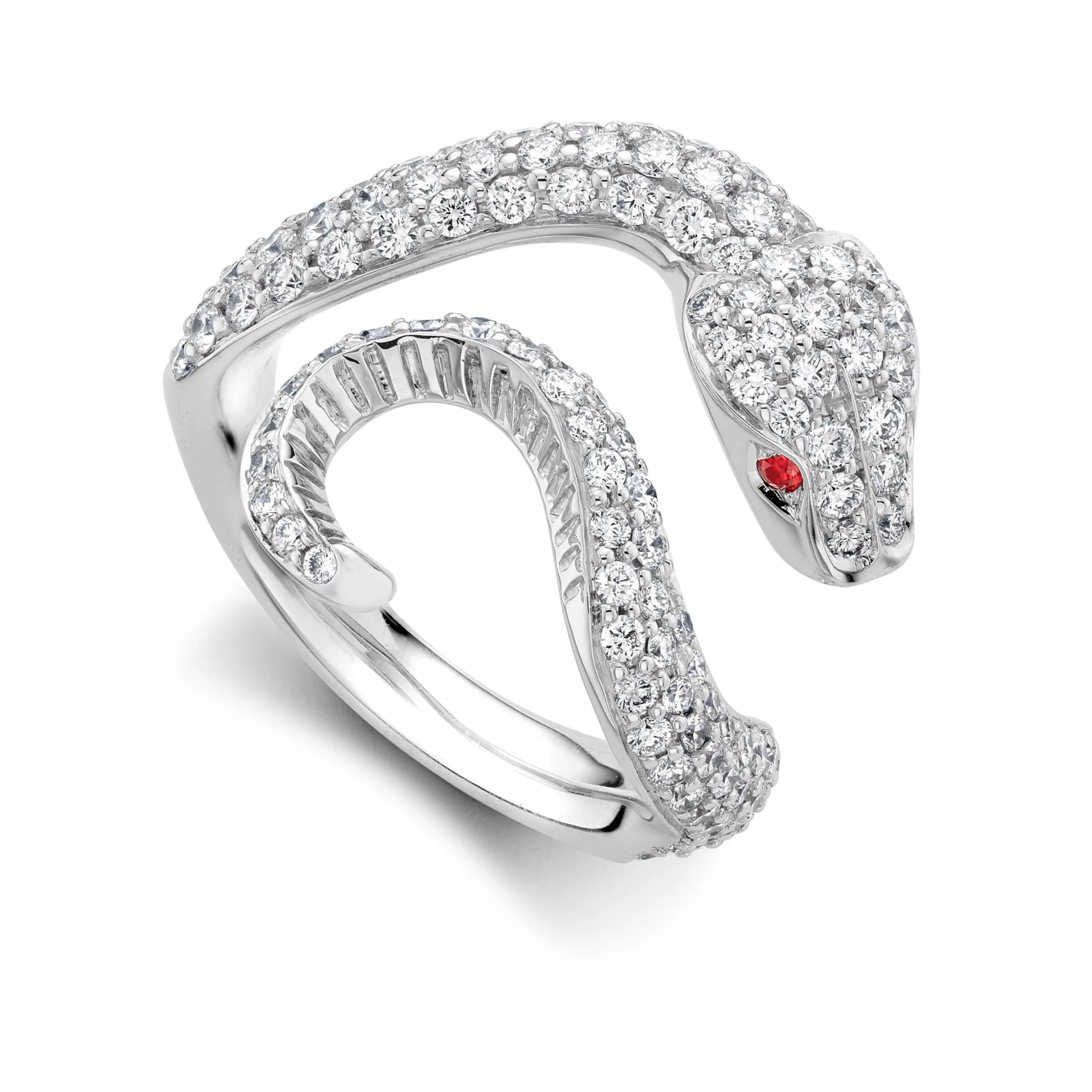 Theo Fennell Jewellery | Rings*Diamond & Ruby Venym Ring Size L