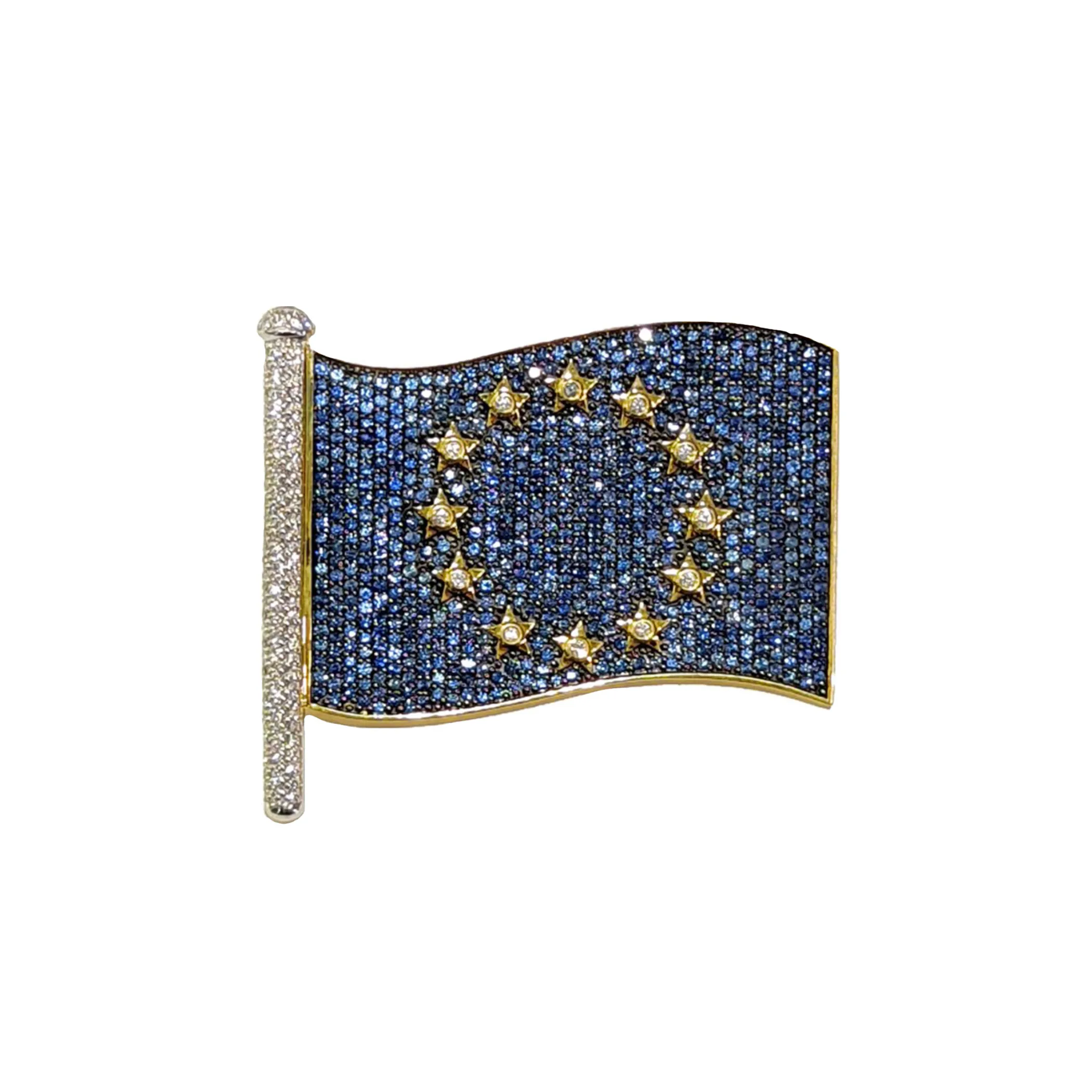 Theo Fennell Jewellery | One Off Pieces*European Flag Brooch