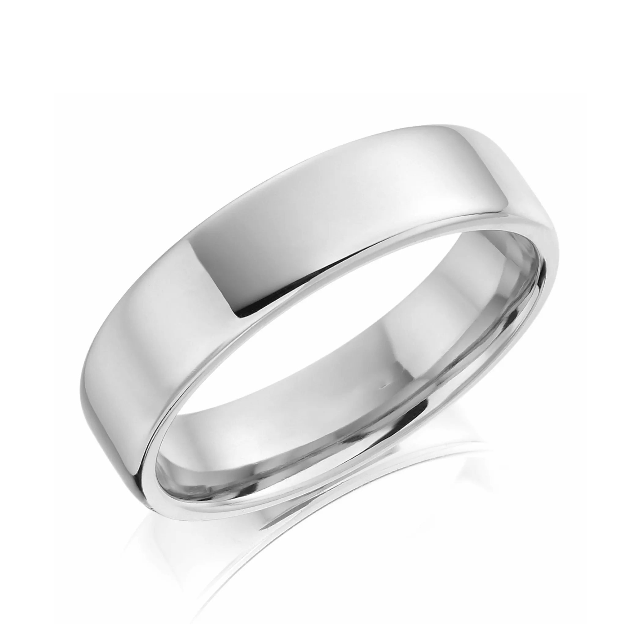 Theo Fennell Jewellery | Rings*Gents 6mm Platinum Band