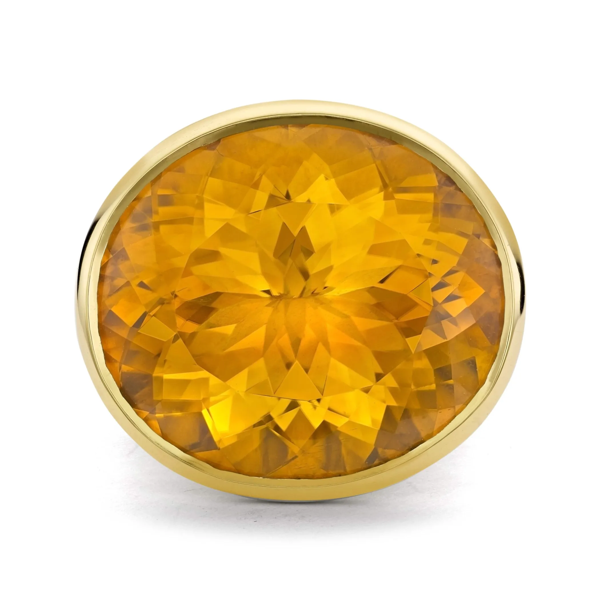 Theo Fennell Jewellery | Rings*Madeira Citrine Trumpet Ring