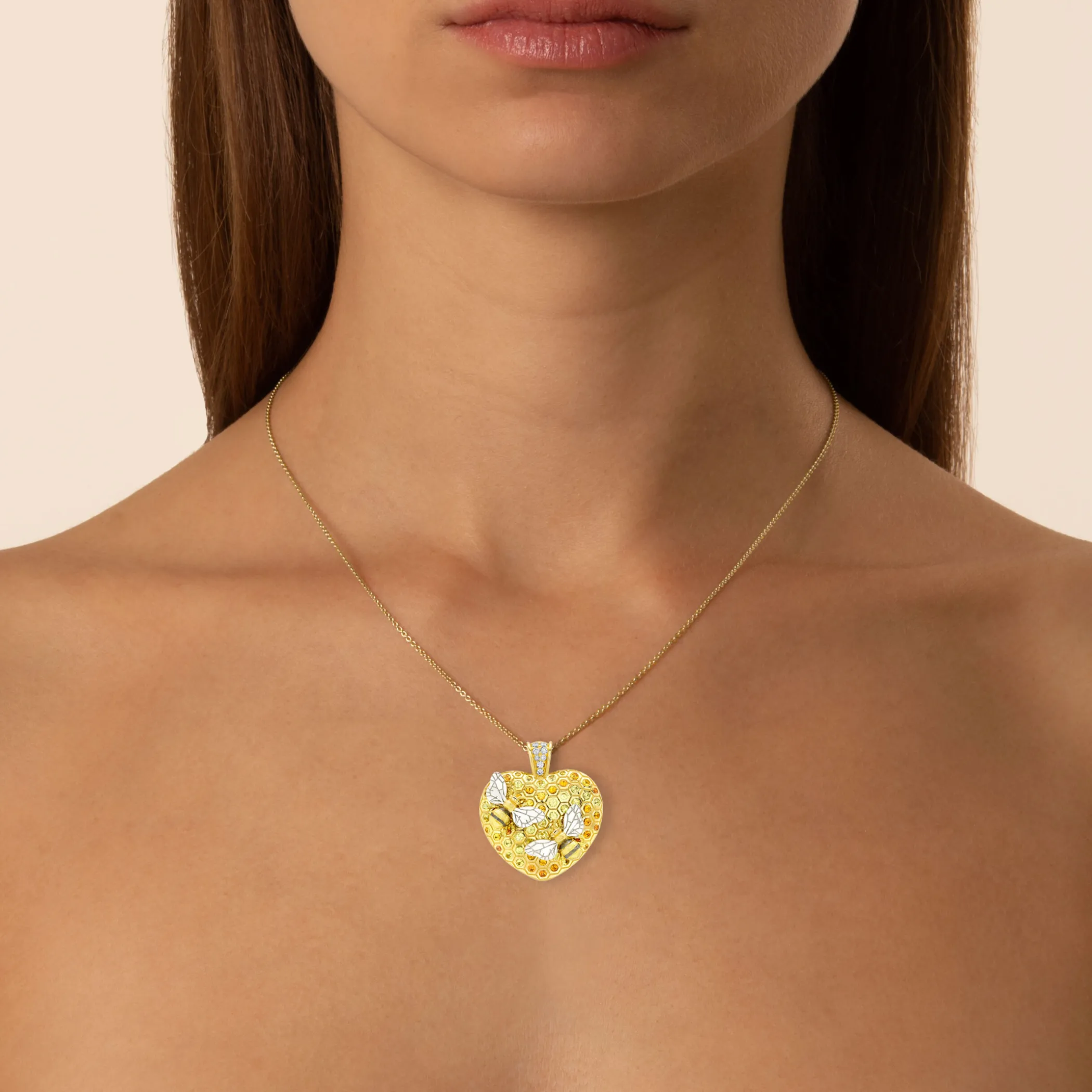 Theo Fennell Jewellery | Art Pendants*Medium Queen Bee ‘Art Pendant & Chain