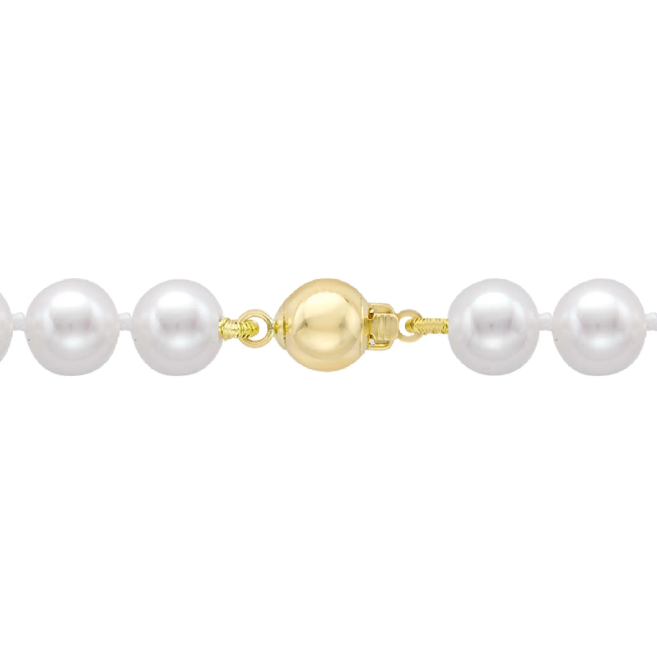 Theo Fennell Jewellery | One Off Pieces*6-6.5mm Akoya Pearl Necklace 18″ with Yellow Gold Clasp