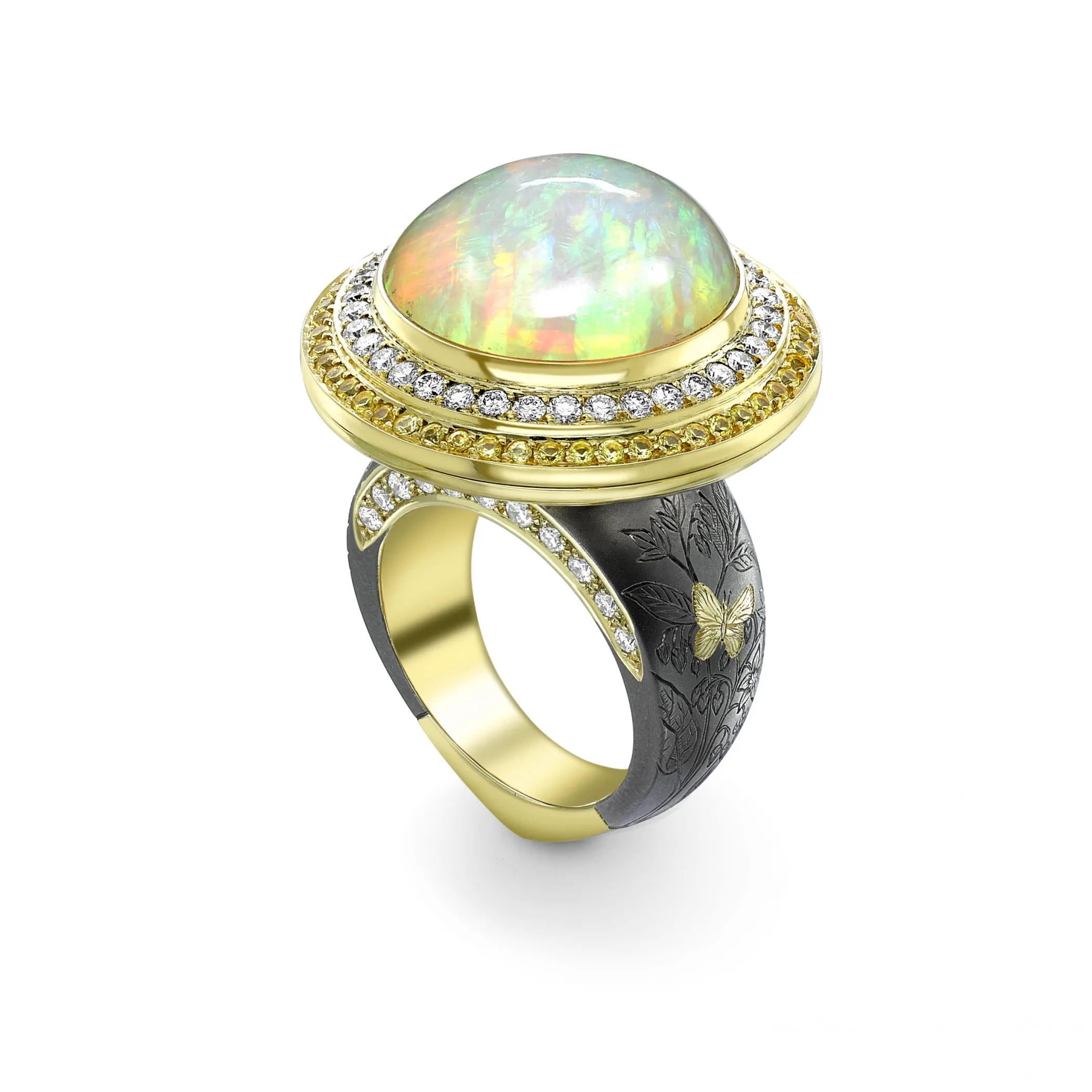 Theo Fennell Jewellery | One Off Pieces*Opal Bella Donna Opening Ring