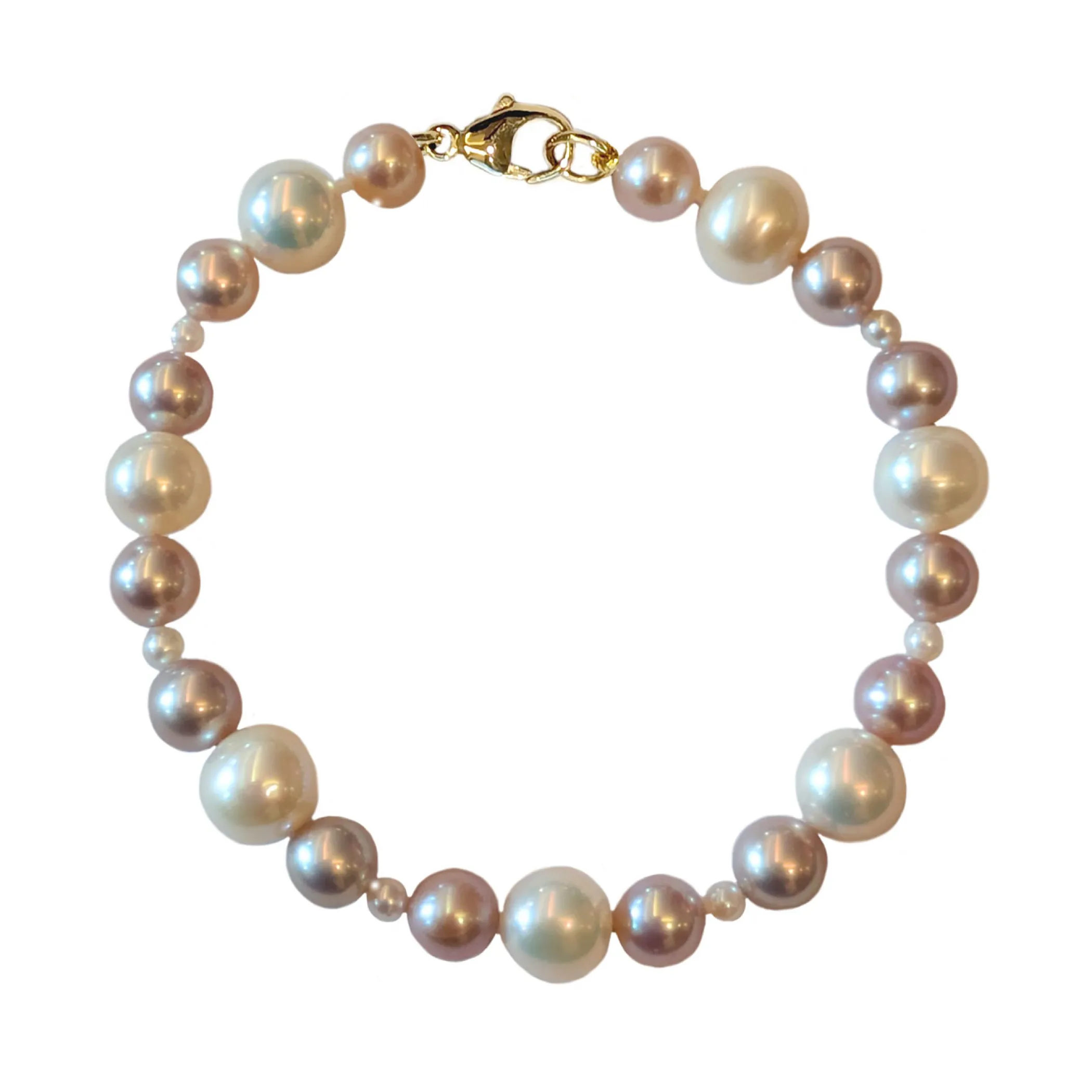 Theo Fennell Jewellery | Bracelets & Charms*Pink Freshwater Pearl and White Seed Pearl Bracelet