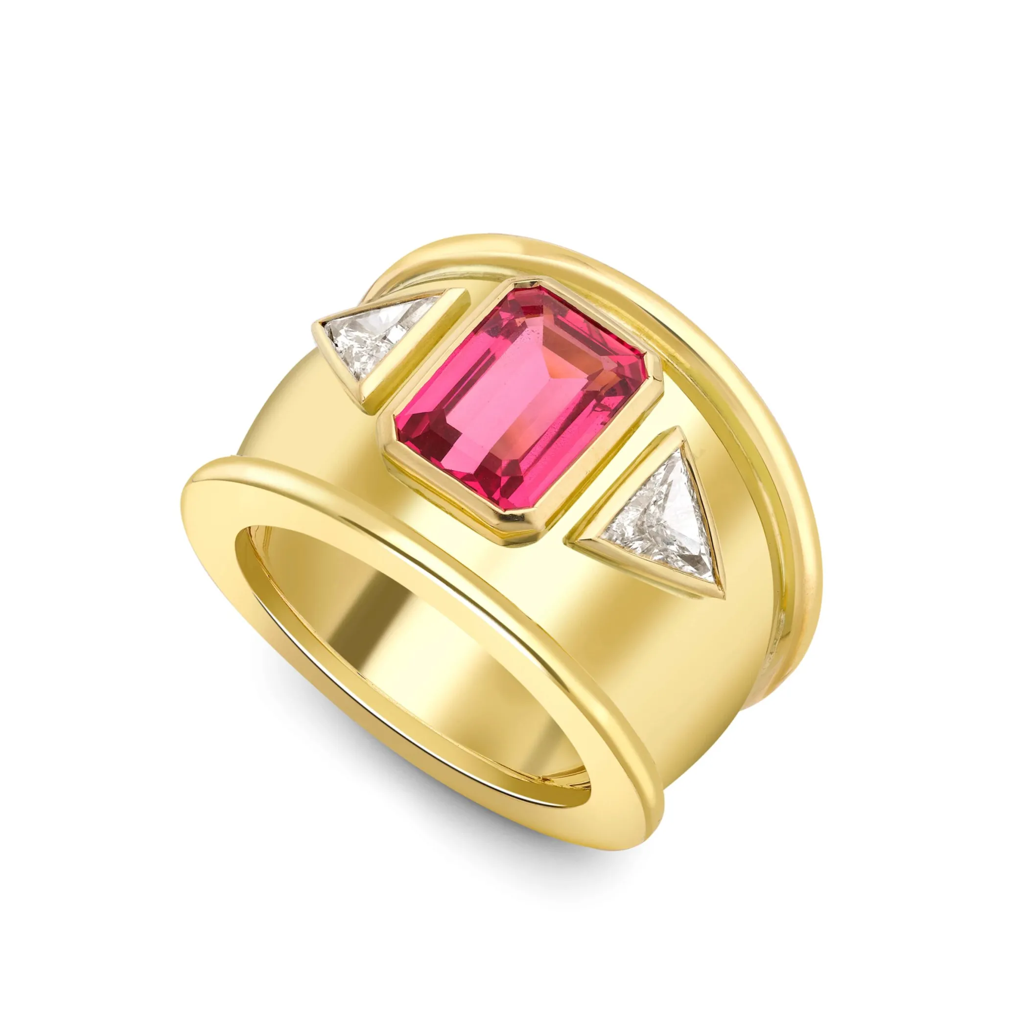 Theo Fennell One Off Pieces | Rings*Pink Spinel Bombé Ring