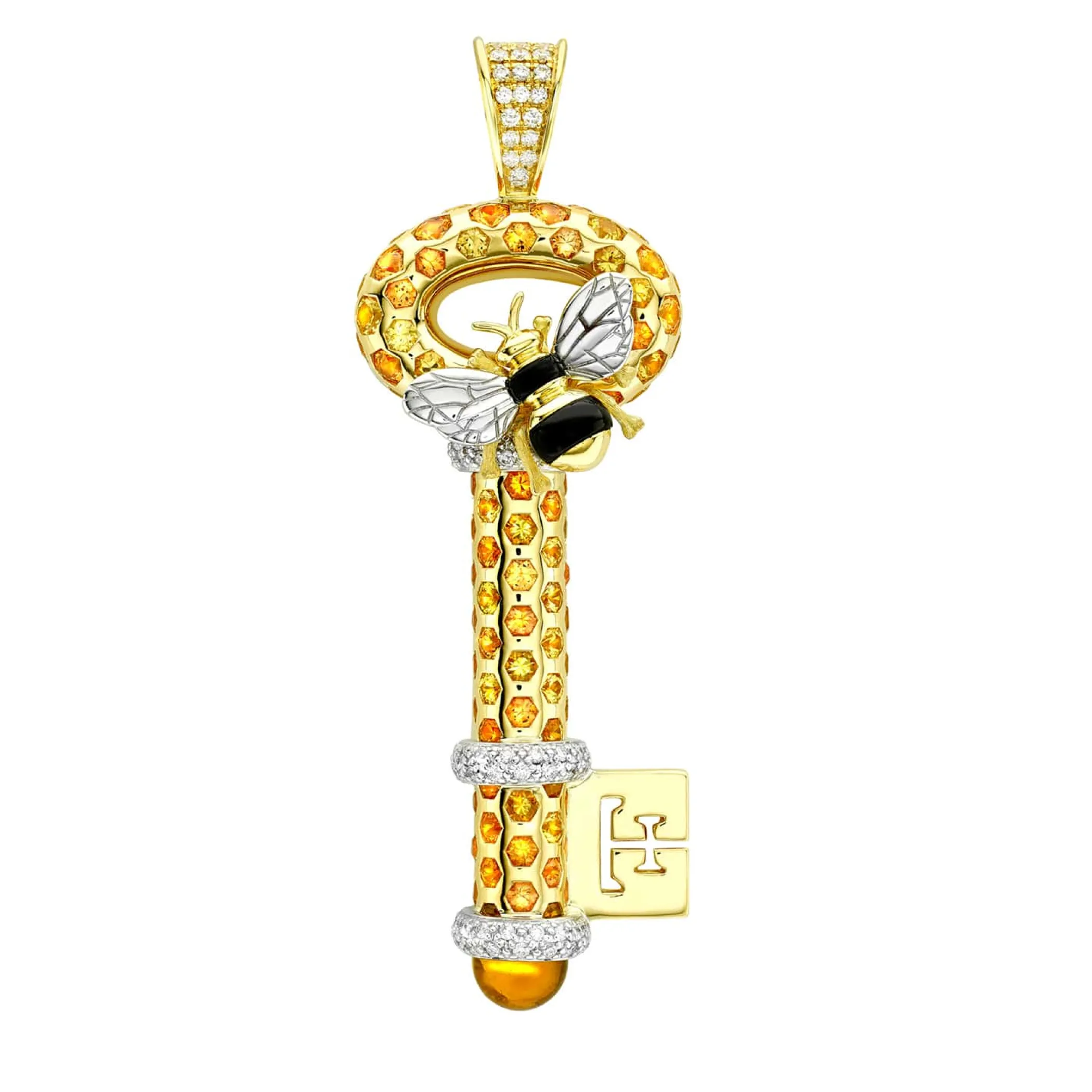 Theo Fennell Jewellery*Queen Bee Ltd Edition Key Pendant
