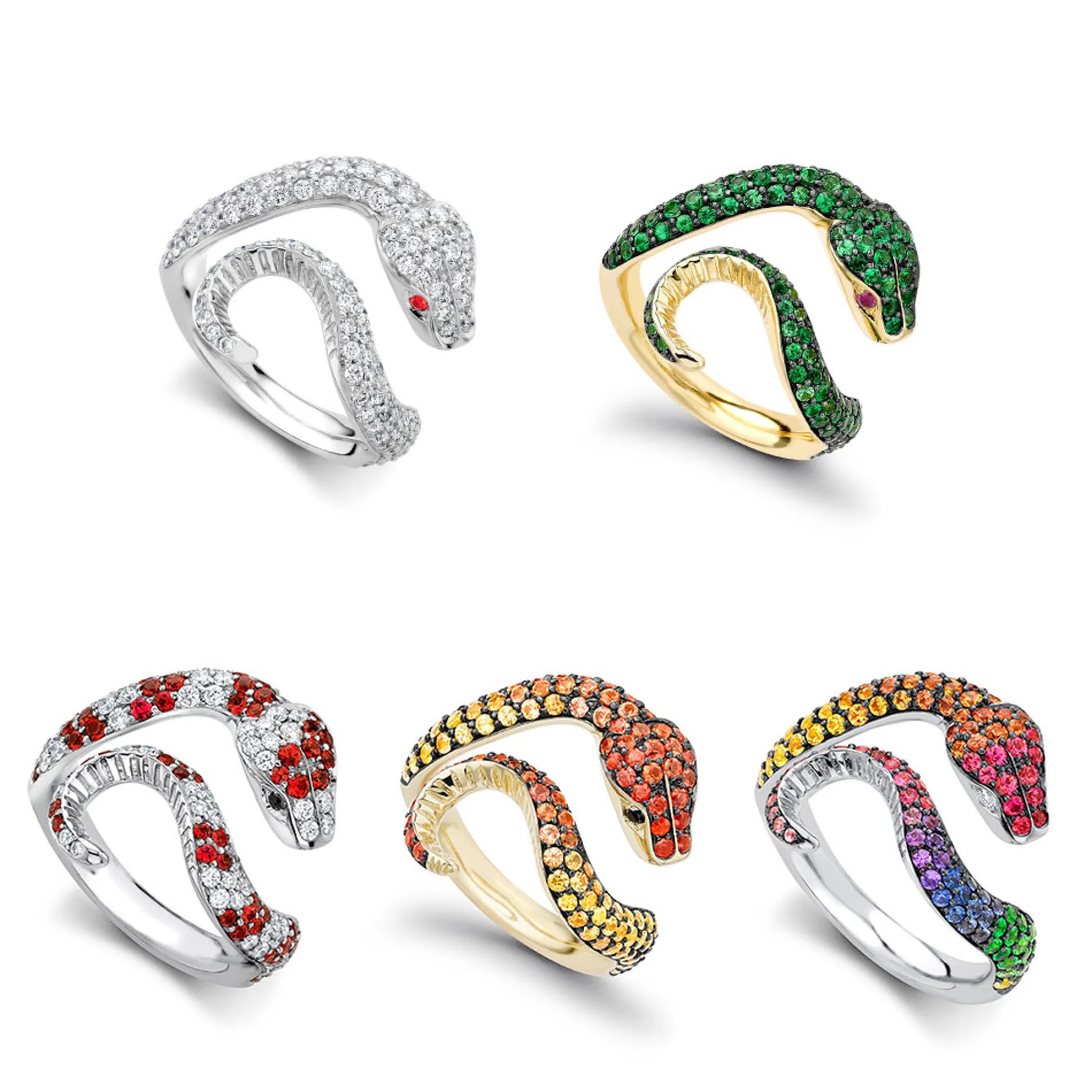 Theo Fennell Jewellery | One Off Pieces*Rainbow Sapphire & Diamond Venym Ring