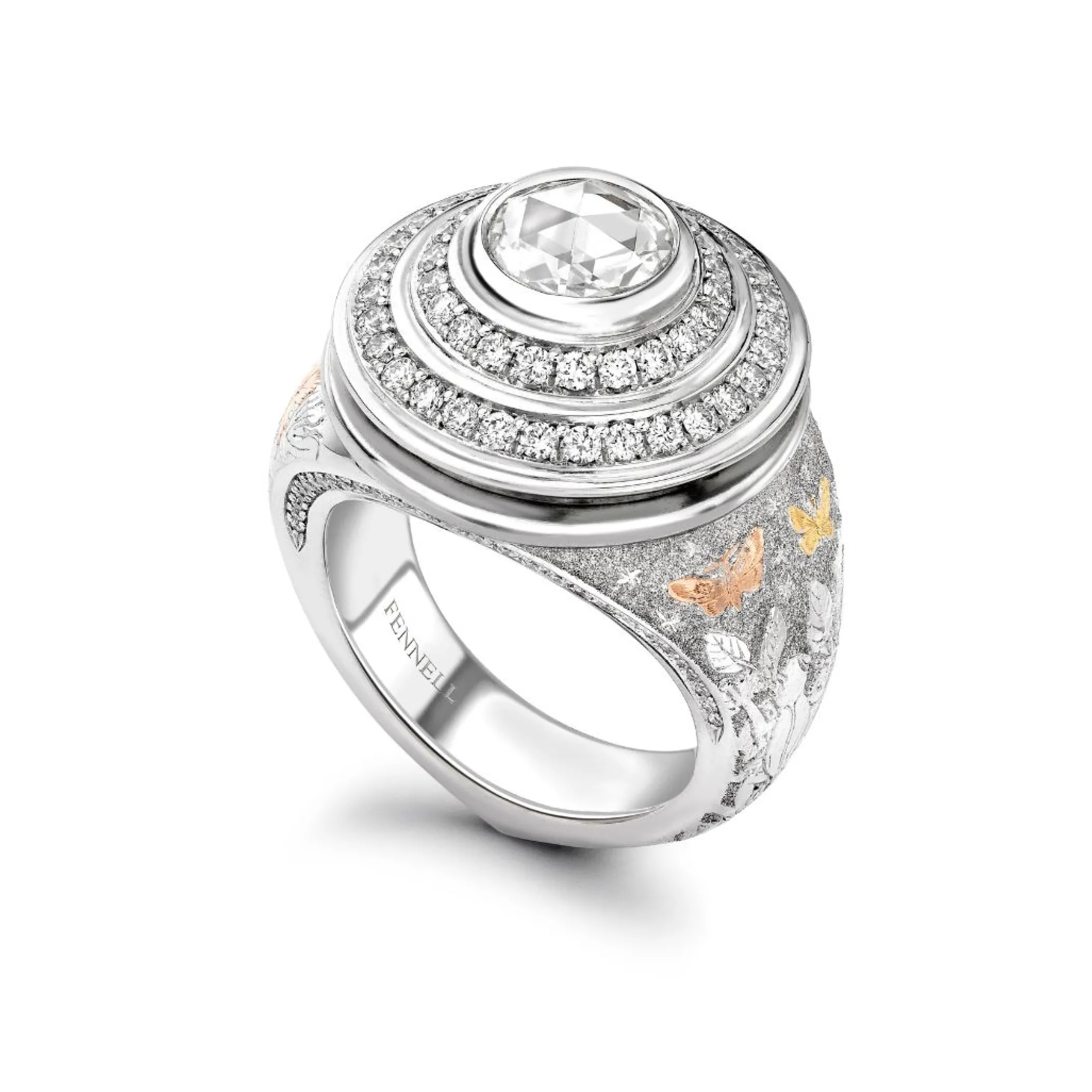 Theo Fennell Jewellery | One Off Pieces*Rose Cut Diamond Opening Paradise Butterfly Ring