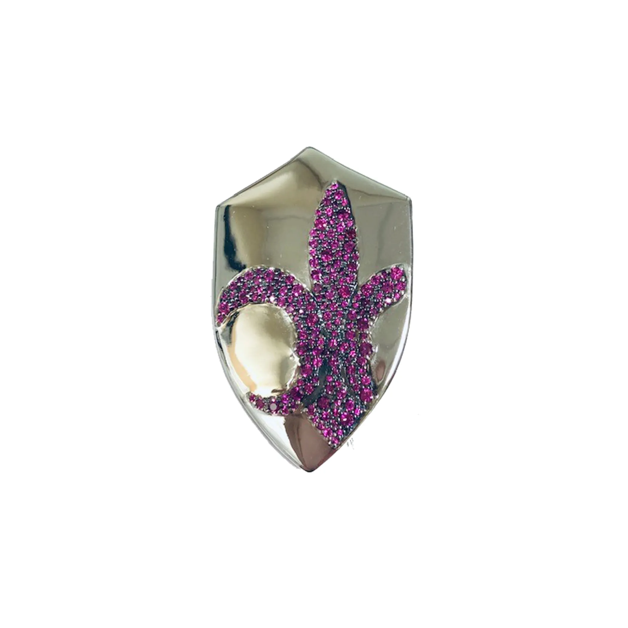 Theo Fennell Jewellery | Brooches*Ruby Shield Jouster Brooch