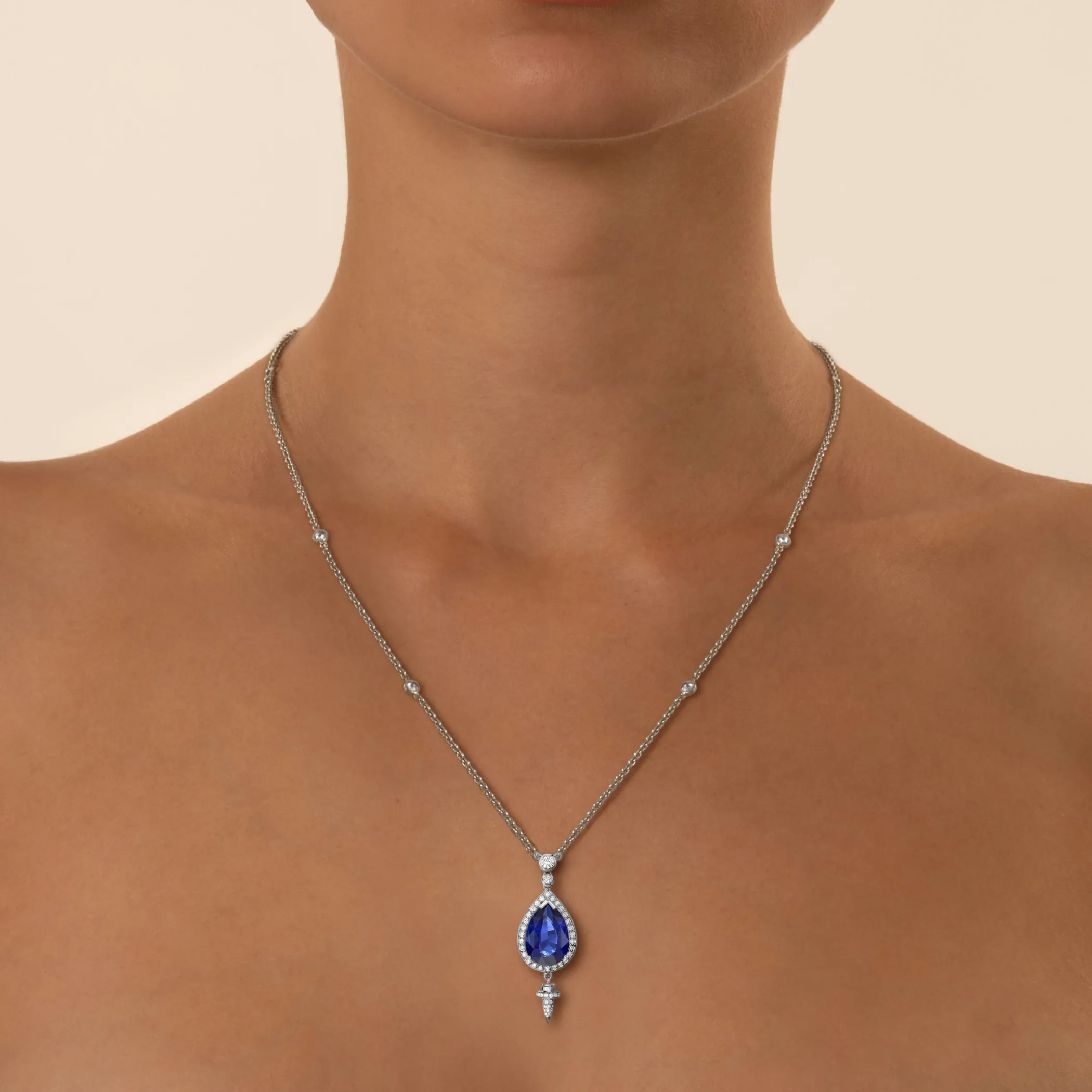 Theo Fennell Jewellery | One Off Pieces*Sapphire and Diamond Empress Necklace