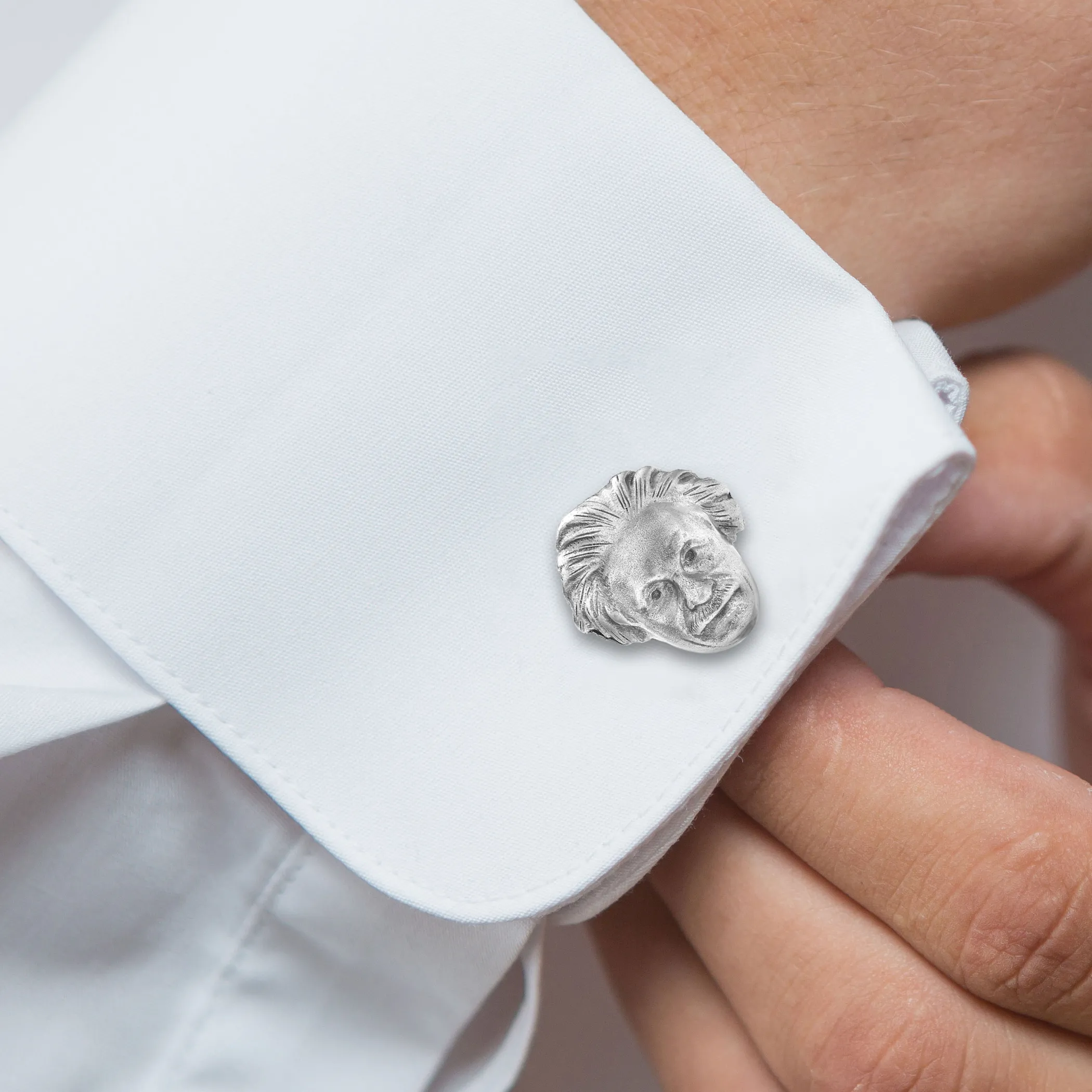 Theo Fennell Silverware | Jewellery*Silver Albert Einstein Portrait Cufflinks