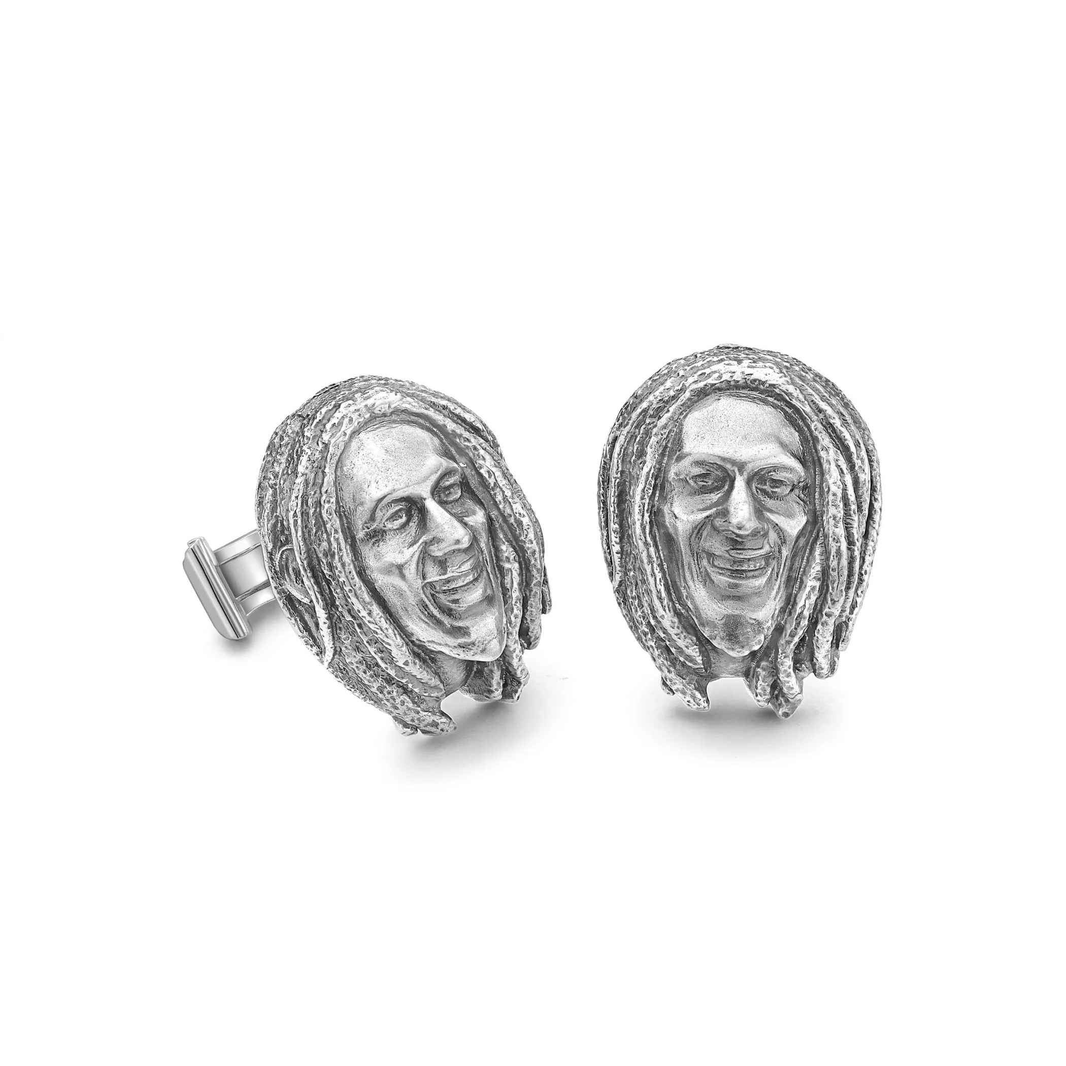 Theo Fennell Silverware | Jewellery*Silver Bob Marley Portrait Cufflinks