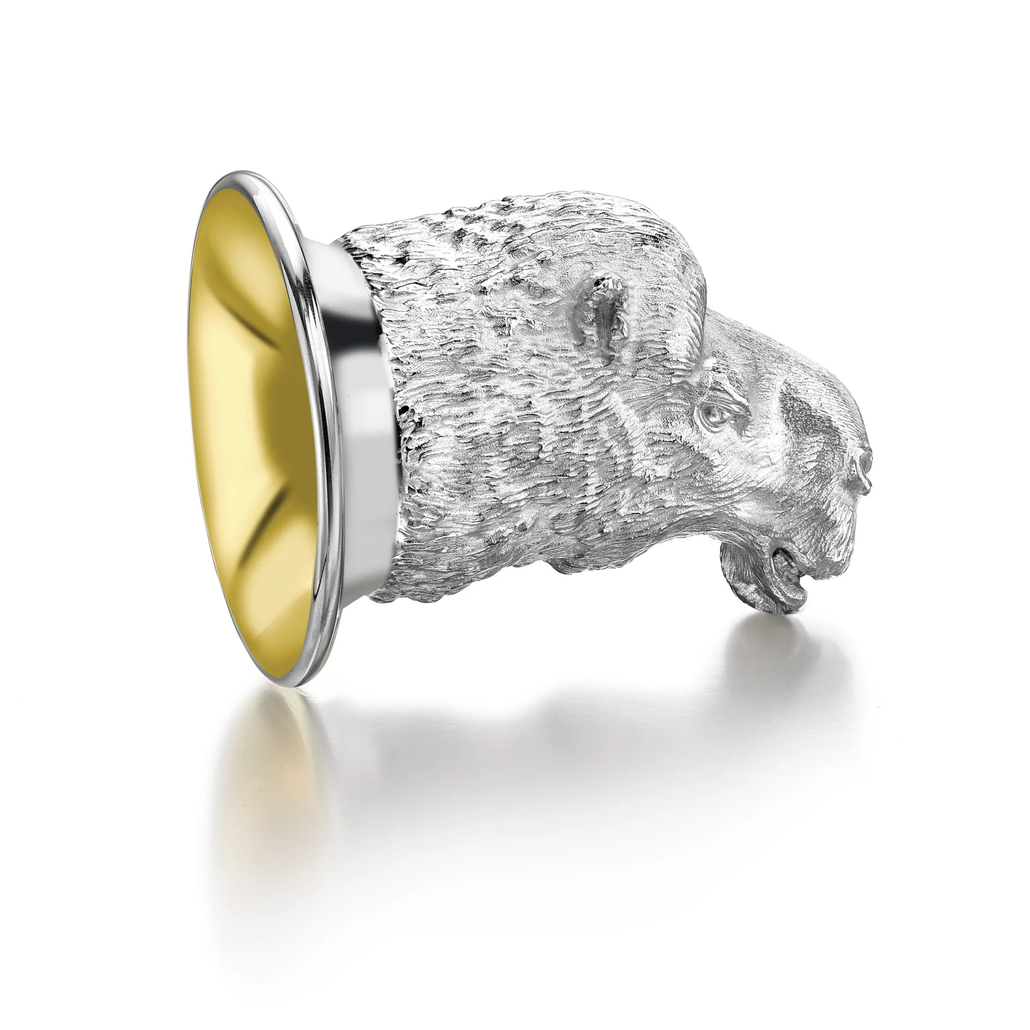 Theo Fennell Silverware*Silver Camel Head Stirrup Cup