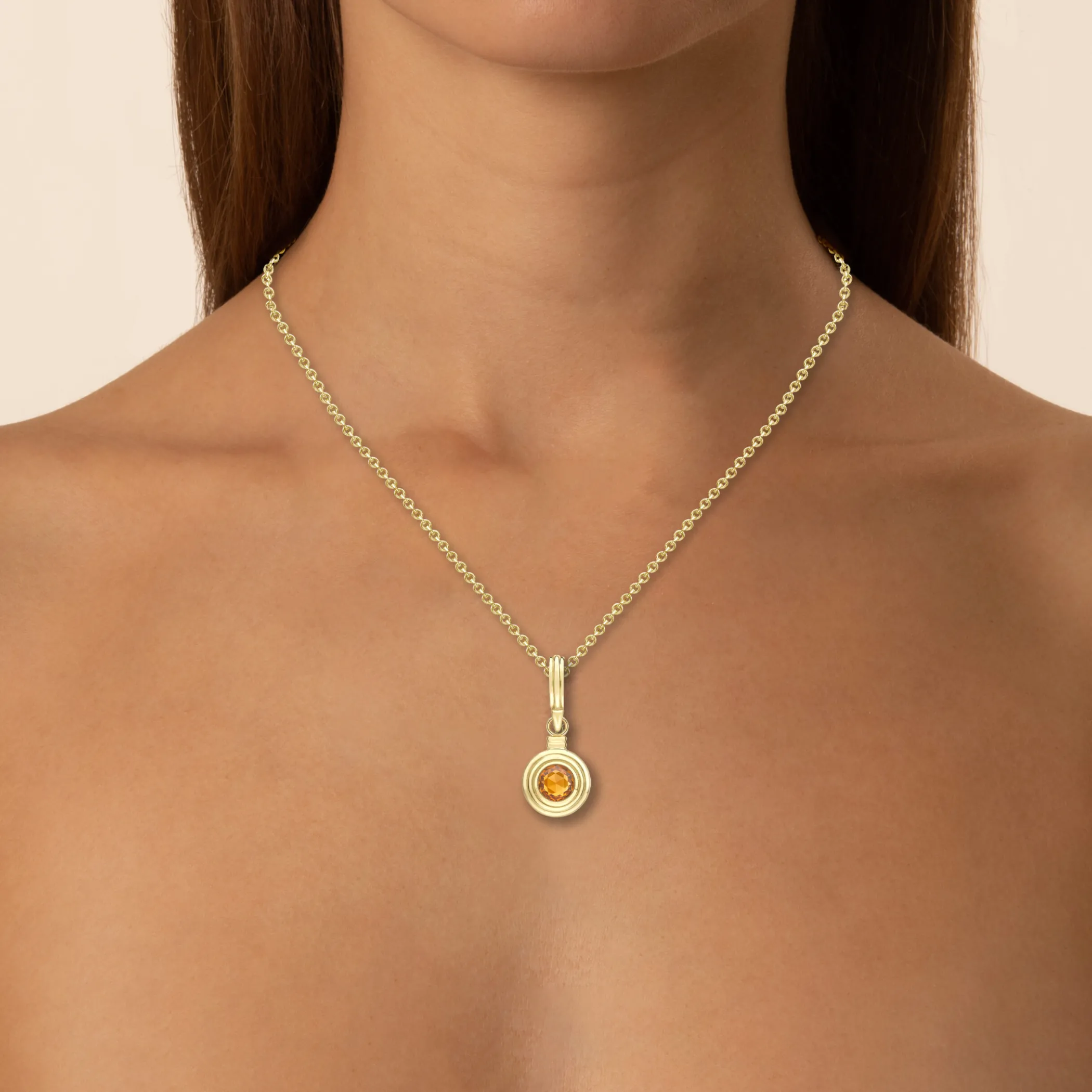 Theo Fennell Jewellery | Pendants*Yellow Citrine Ripple Pendant