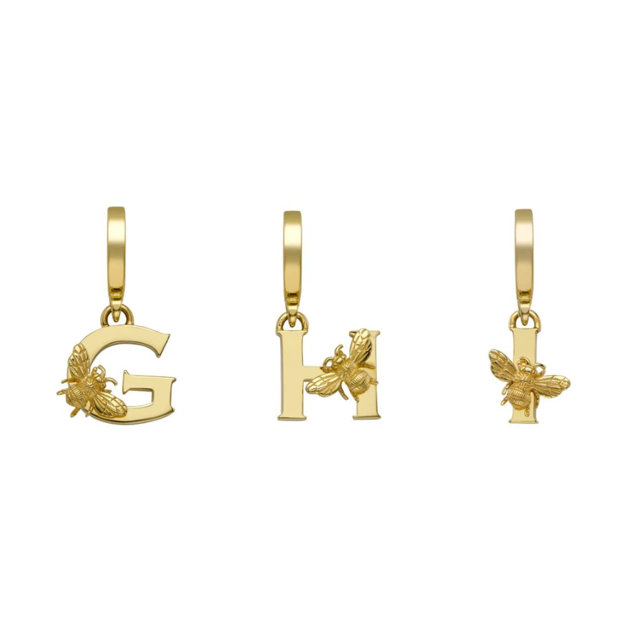 yellow_gold_letter_l_char_3.webp Theo Fennell Jewellery | Pendants*Yellow Gold Letter ‘L’ Charm with Bee Motif