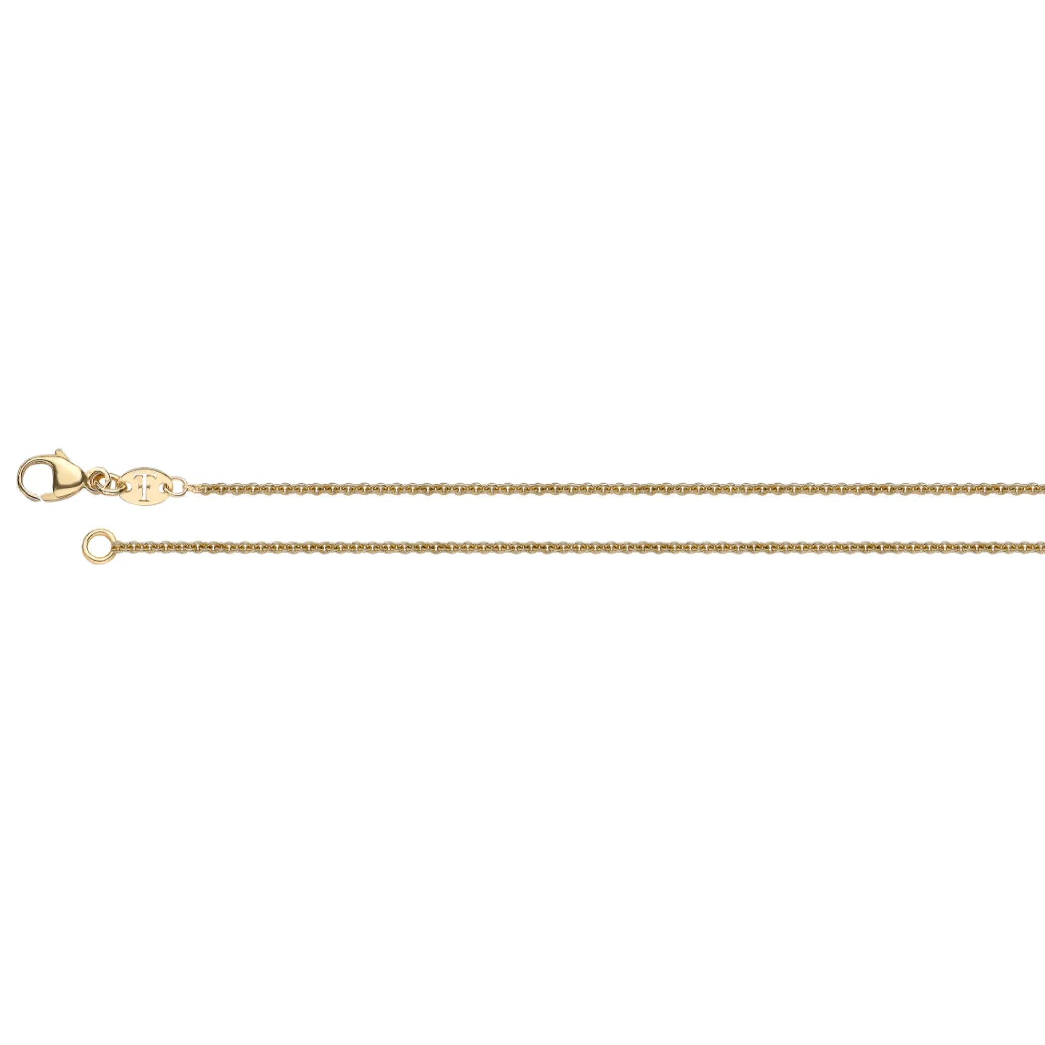 Theo Fennell Jewellery | Chains*Yellow Gold Mini Oval Belcher 18″ Chain